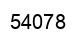 Number 54078 black image