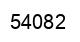 Number 54082 black image