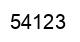 Number 54123 black image