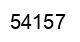Number 54157 black image