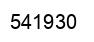 Number 541930 black image