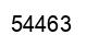 Number 54463 black image