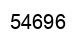 Number 54696 black image