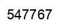 Number 547767 black image