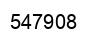 Number 547908 black image