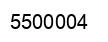 Number 5500004 black image