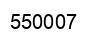 Number 550007 black image