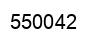 Number 550042 black image
