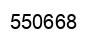 Number 550668 black image