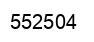 Number 552504 black image
