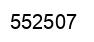 Number 552507 black image