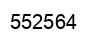 Number 552564 black image