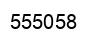 Number 555058 black image