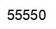 Number 55550 black image