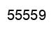 Number 55559 black image