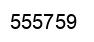 Number 555759 black image