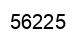 Number 56225 black image