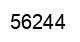 Number 56244 black image