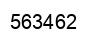 Number 563462 black image
