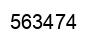 Number 563474 black image