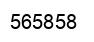 Number 565858 black image