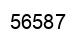 Number 56587 black image