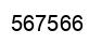 Number 567566 black image