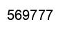 Number 569777 black image