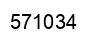 Number 571034 black image