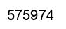 Number 575974 black image