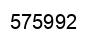 Number 575992 black image