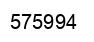 Number 575994 black image