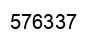 Number 576337 black image