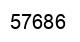 Number 57686 black image