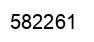 Number 582261 black image