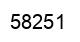 Número 58251 imagen negro