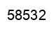 Number 58532 black image