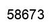 Número 58673 imagen negro