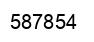 Number 587854 black image