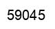 Number 59045 black image