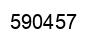 Number 590457 black image