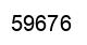 Number 59676 black image