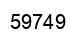 Number 59749 black image
