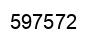 Number 597572 black image