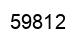 Number 59812 black image
