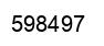 Number 598497 black image