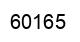 Number 60165 black image