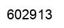 Number 602913 black image