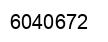 Number 6040672 black image