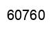 Number 60760 black image